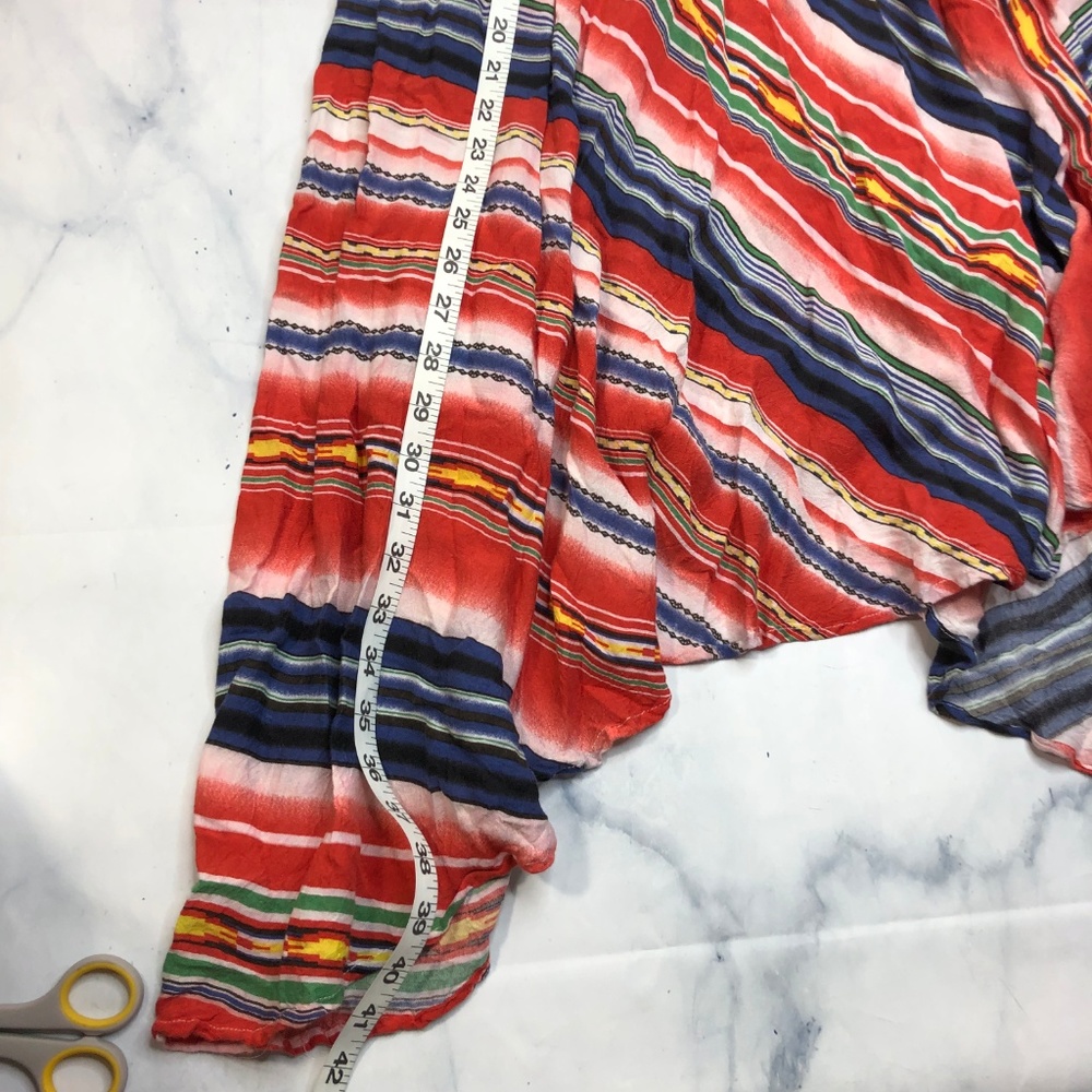 Philosophy Blue & Red Striped Handkerchief Dress - Picture 6 of 7